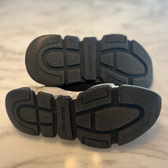 WOMEN'S SPEED RECYCLED KNIT SNEAKER IN BLACK/WHITE - Picture 4 of 4